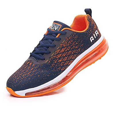 Azooken Zapatos Deportivos Hombres Mujeres Zapatillas de Deporte de Ocio Zapatillas de Colchón de Aire Fitness Deporte al Aire Libre Transpirable Lige