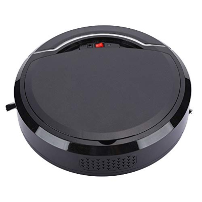 Estink Robot Aspirador Inteligente, Barredora Inteligente Ahorro de Energía, 4 Cepillos de Barrido, Carga USB Capacidad de la Batería 1800 MAh, Negro 