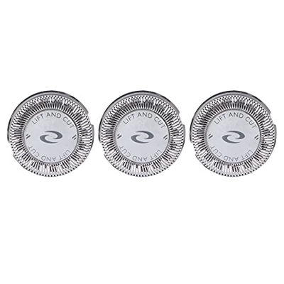 Cabezal de Repuesto para Afeitadora Eléctrica, Cabezal de Corte de Afeitadora Compatible con las Secciones HQ3, HQ56, HQ55, HQ442, HQ300, HQ, 3 Piezas