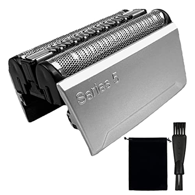 Cabezales de Afeitado, Cabezal de Recambio para Afeitadora Eléctrica, Cabezal de Repuesto para Afeitadora Compatible aplicar para Braun 5 Series (52S)