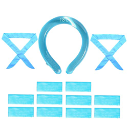 ALMAK Paquete de hielo de enfriamiento Bandana Gel Set de aire acondicionado personal portátil para verano para trabajadores al aire libre bajo el sol en oferta