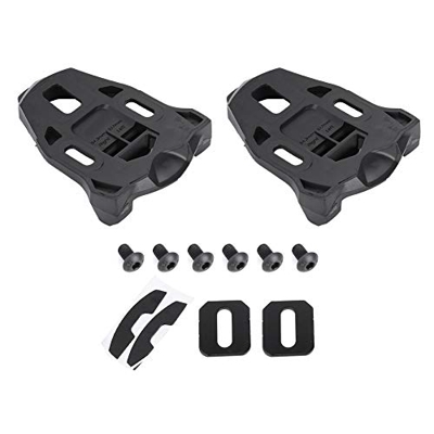 Weojeviy 1 Par de Tacos de Plástico Negro para Bicicleta de Carretera, Candado Antideslizante para Bicicleta de Carretera, Accesorio para Montar