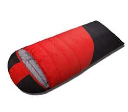 Jrechio Bolso de Dormir Blanco de Pato Blanco Four Seasons Impermeable Camping Portable 210 * 80cm Rojo 1500g wangbingyi precio