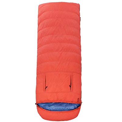 Jrechio Bolso de Dormir con la Mano Bajos de Dormir al Aire Libre Adulto Mantenga el Equipo cálido Pato de Pato 1000G-2500G Paño de Nylon Naranja 2500