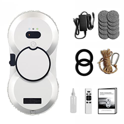 Robot Limpiador de Ventanas con Adsorción Ultrafuerte y Robot Limpiador de Ventanas Eléctrico con Control Remoto para Vidrio De Ventanas Altas-White precio
