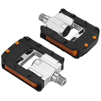 Meogromp Pedales de Bicicleta Plegables Pedales Plegables de Doble Cara Universal para Bicicleta Plegable Bicicleta de Carretera Bicicleta de Ciudad