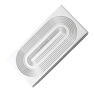 C-place Extractor De Aire 30 × 6 0CM Potente Ventilador Ventilador Integrado Techo de Escape Rectangular Cocina de Alta Potencia y Ventilador de venti