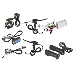Weojeviy Bicicleta Eléctrica 36V/48V 250w 350W Controlador de Motor sin Escobillas Kit de Panel LCD para Bicicleta Eléctrica Scooter(36V / 48V 250W /  precio