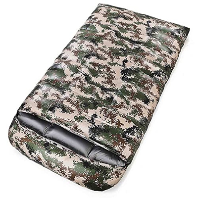 Jrechio Bolso de Dormir Doble Tamaño Queen Empresa Impermeable Bolsa de Dormir Buena Ligera for Acampar El Clima Fresco Mochilero Senderismo wangbingy