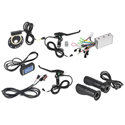 Weojeviy Scooter De Bicicleta Eléctrica 24V/36V 350W Controlador De Motor Sin Escobillas Kit De Panel LCD para Scooter De Bicicleta Eléctrica en oferta