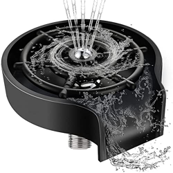 Lavadora automática de Tazas, Limpiador de Botellas, Rinser con Spray Lateral, para Fregadero de Cocina para KTV, restaurantes, cafeterías,Black precio