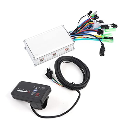 Weojeviy Bicicleta Eléctrica 250W / 350W Panel de Pantalla LED Impermeable Bicicleta Eléctrica Scooter Kit de Controlador sin Escobillas(48V 250W/350W