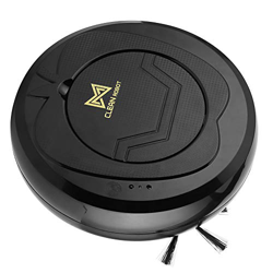 Nicoone Robot de barrido, 1800pa Inteligente 3-en-1 USB recargable de barrido de piso con interruptor táctil negro precio