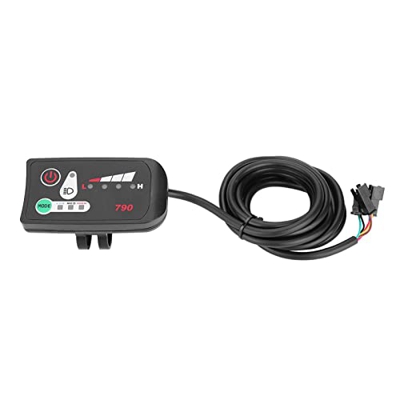 Weojeviy Panel de Control de Pantalla LED para Bicicleta Eléctrica, Panel de Control de Pantalla LED a Prueba de Agua, Accesorio de Bricolaje para Sco
