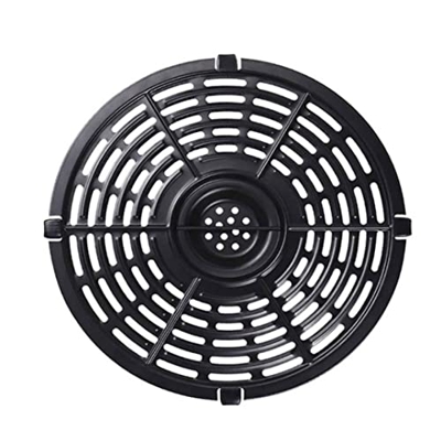 SMELEYOU Estante de freidora de Aire reemplazo de Placa crujiente Parrilla fríe Antiadherente con Accesorios de Mango lavavajillas 22 cm.