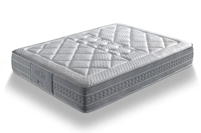 Colchón de muelles domotex® Aruba 135x190 | Altura 28 cm | Colchón con visco | 100 Noches de Prueba
