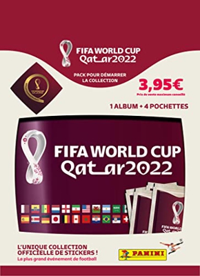 Paquete de inicio de la colección de pegatinas de la Copa Mundial de la FIFA 202