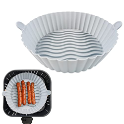 A/R Forros de hojas para freidora de aire, cesta de freidora de aire segura para alimentos, cesta de revestimientos para freidora de grado alimenticio características
