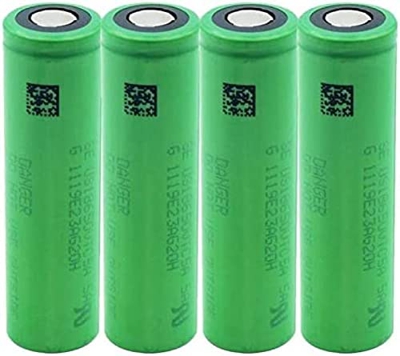 4pcs18650VTC5A 2600mAh VTC5A 18650 Cambio de batería Carga Protegida Mini Fan Power Bank