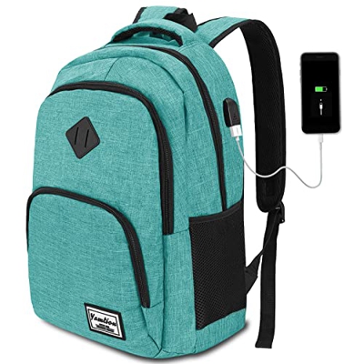 YAMTION Mochila Escolar Adolescente,Mochila Juvenil Chica con Puerto de Carga USB para Estudiante Universidad Instituto Secundaria