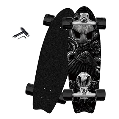 32"Surfskate Profesional Carver Skateboard CX4 Truck Carving Skateboards con T-Tool, 8 Capas Maple Skate Deck Street Surfing