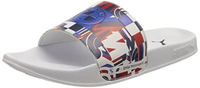PUMA BMW MMS Leadcat 2.0, Sandalias Unisex Adulto, Strong Blue P White, 47 EU
