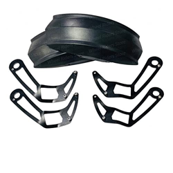 Genggeng Compatible con 10X Blade 10, Guardabarros extendido, Guardabarros Delantero Trasero, Patinete eléctrico, Patinete, Patinete, Piezas Anchas, A características