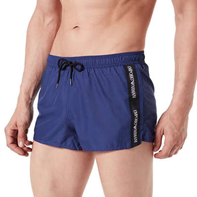 Emporio Armani Shorts Pantalones Cortos, Patriot Blue, 52 para Hombre