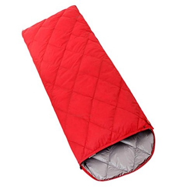Jrechio Bolso de Dormir de Pato Down Outdoor Four Seasons Mantenga el Equipo cálido 400G-800G Paño de Nylon Rojo 600 g wangbingyi