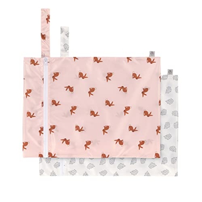 LÄSSIG Bolsa húmeda reutilizable, 2 unidades, Little Forest Rabbit