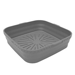 Jimtuze Revestimientos para freidoras de Aire de Silicona | Revestimientos Plegables para freidora de Aire de 8 Pulgadas, rectángulo Cuadrado - Reempl precio