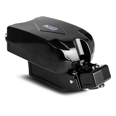 WILLQ Kit de batería de Bicicleta eléctrica 36V 10Ah batería Bicicleta eléctrica batería de Iones de Litio Poste de Asiento de Rana batería con Soport