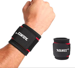 Muñequera deportiva para gym crossfit padel arterofilia - muñequera elástica y ajustable - soporte para artritis, tendiditis - estabilizador túnel car en oferta