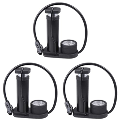 Veemoon 3 Uds Aleación para Bomba Activada por Suelo con Inflador de Bicicleta Neumático Portátil Precisión Motocicleta Medidor de Pie MTB Aluminio Sc en oferta