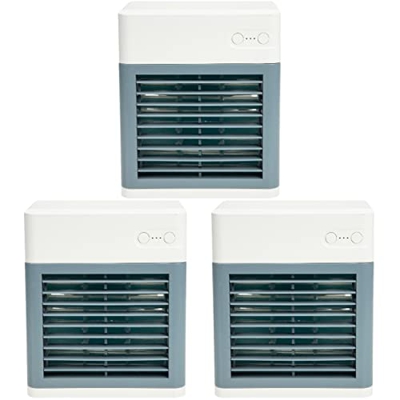 Veemoon 3 Juegos de Decoración de Aire de Refrigeración Personal para Oficina Acondicionador Portátil Delicado Adorable Enfriador Premium Ventilador p