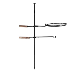 Parrilla para hogueras, parrilla plegable para barbacoa al aire libre sobre el fuego, camp, barbacoa Fire Pit BBQ soporte para barbacoa características