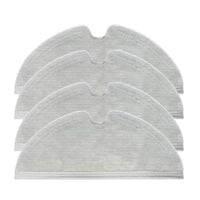 Dedbol 4 Uds. Accesorios Lavables de Barrido mopa toallitas de Trapo aptas for Mi Robot aspiradora-mopa 2 Pro + STYTJ02ZHM Kits de Piezas de Robot Asp