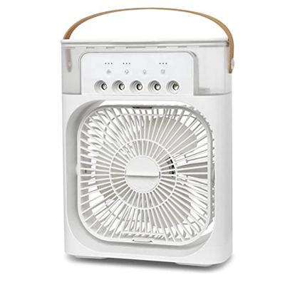 NXYJD USB Humidificación de neblina de agua Ventilador de la neblina al aire libre Ventilador eléctrico Ventilador de aire acondicionado Humidificador