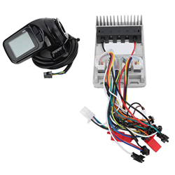 LBEC Controlador de Motor de Bicicleta eléctrica, Controlador de Seno sin escobillas de Alta precisión de aleación de Aluminio de diseño Corrugado par en oferta