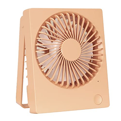 ZEELYDE Ventilador portátil USB recargable ventilador 180 ° grado 3 velocidad ajustable mini ventilador de escritorio para oficina al aire libre viaje