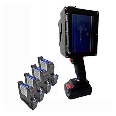 Impresora de inyección de tinta portátil 5 CM 16 Language Handheld TIJ Máquina de impresión Fecha de variable Número de serie Logo Portátil Pandheld I