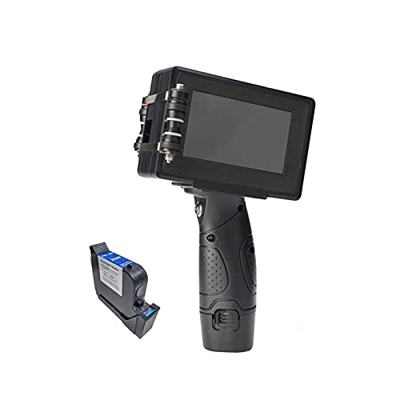 Impresora de inyección de tinta portátil Impresora de inyección de tinta de mano 12.7mm Mobile Portátil Mano Handheld InkJet Codificador de tinta solv