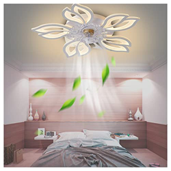 HJINGBIN Luz con Ventilador Techo Silencio,Control Remoto Ventilador De Techi Clásicamente Elegante Ventilador Techo Led Dormitorio Estudio Sala De Es precio