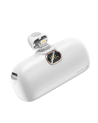 Power Bank Mini 5000mAh,Kuulaa Cargador Portátil Batería Externa Peso Ligero [Lipstick-Size] con Salida de 2.4A Carga rápida para iPhone 12/13/11 Pro/ en oferta