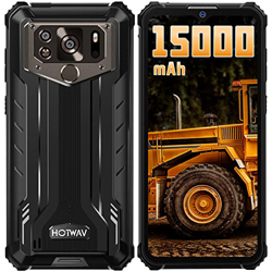 HOTWAV W10 Teléfono Móvil Resistente (2022)15000mAh Android 12 Móvil Antigolpes, 6.53" HD+ Movil Irrompible 4GB+32GB/13MP+5MP/4G Dual SIM, IP68/69K Im en oferta