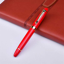 YGJD Pluma Estilográfica Fountain Pen Business Signature Pen Smorteery Corporate Gift Pen Moda Clásica (Color : Rojo, Size : 14.1X1.5cm) en oferta