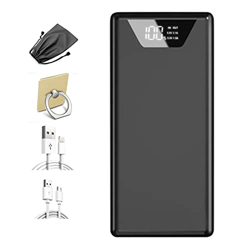 Banco de energía de gran capacidad Banco de energía de 100000 mah / Adecuado para teléfonos móviles, tabletas, computadoras portátiles Compatible con  en oferta