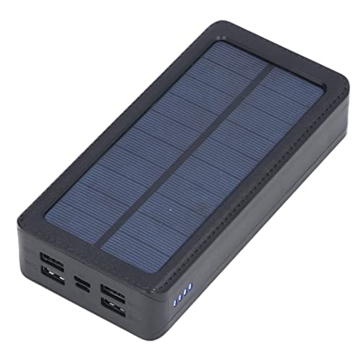 Power bank portátil, power bank 3 modos de luz carga rápida 2 modos de carga 4 puertos USB con 32LED para expediciones