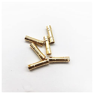 Genggeng Conector de Cobre Dorado Compatible con el Controlador y el Motor de conexión del Enchufe del Scooter eléctrico DUALTRON (Color : 6 Pairs Sma