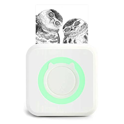 Impresora de Bolsillo inalámbrica sin Tinta,Impresora térmica Bluetooths con 1 Rollos de Papel térmico de Papel portátil Impresora térmica,Compatible  características